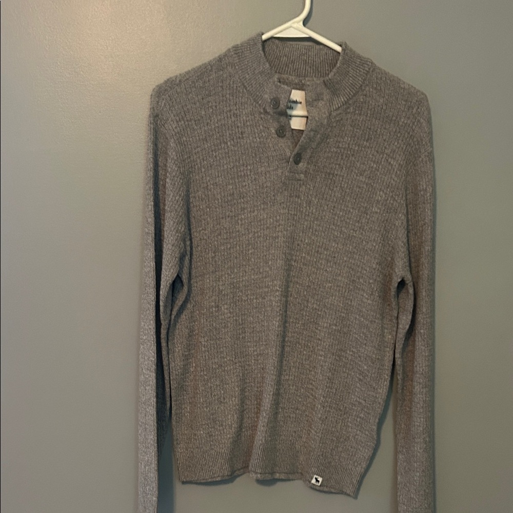Abercrombie Kids Charcoal Knit Sweater